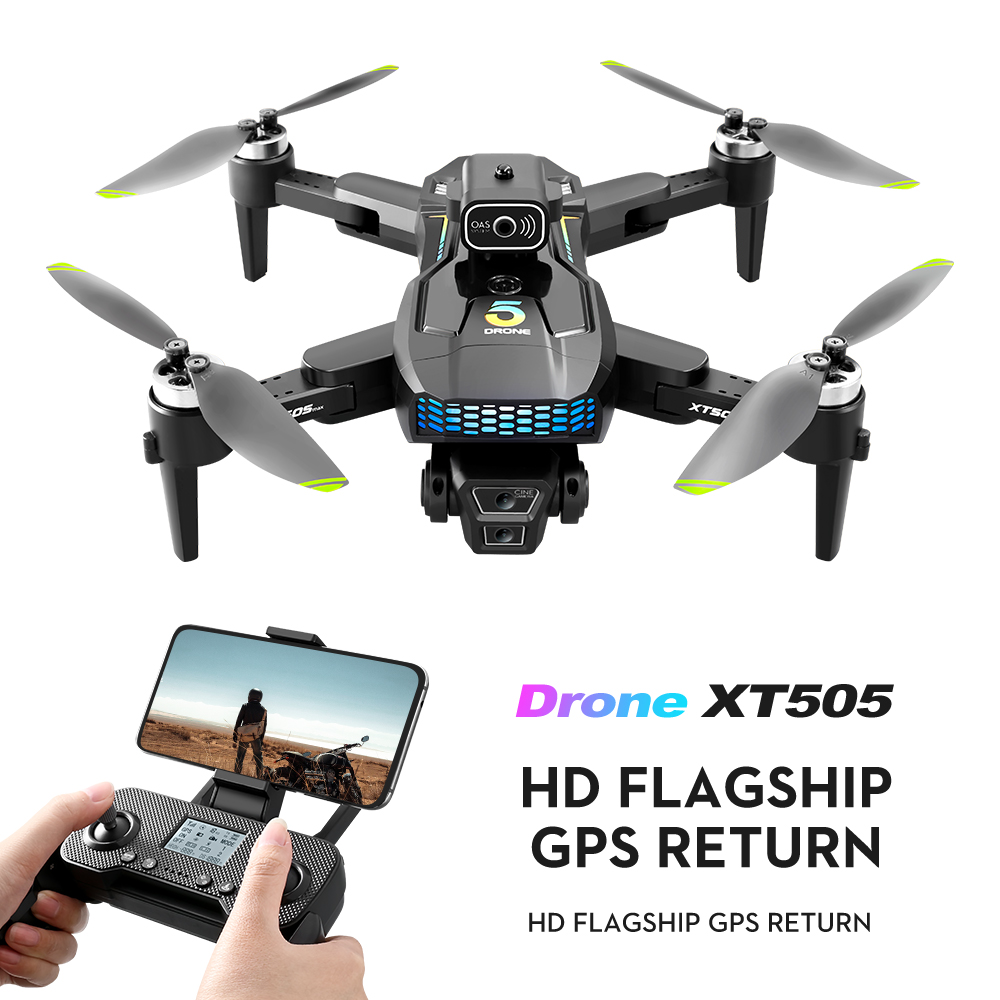 Xt505 Rc Drone - XT505 RC Drone 4K Dual Camera