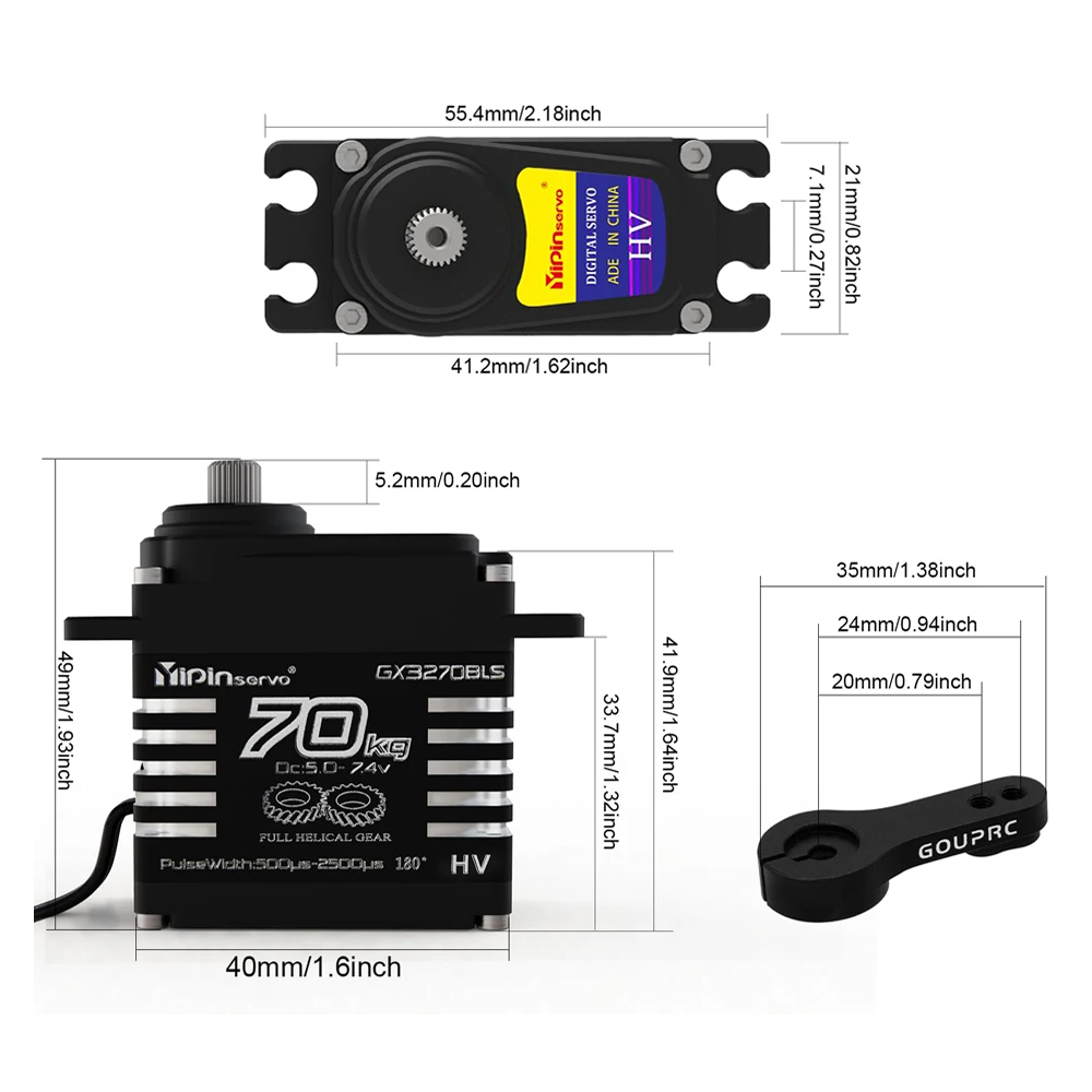 1/2PCS 70KG Large Torque Brush - Rc Motor Drone review and price