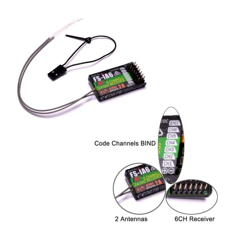 Flysky FS-IA6 Receiver 6CH Dua - Drone Rc Racing review and price