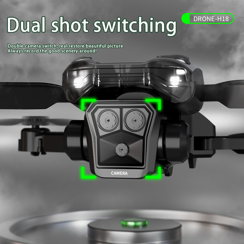 H18‑2 Foldable RC Drone Dual C - Drone Rc Foldable review and price