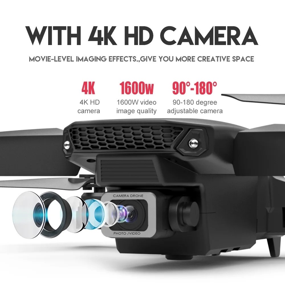 RC Drone New E88Pro 4K Profess - Drone Rc Foldable review and price