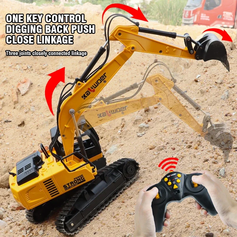 Huina Rc Excavator 1/24 9Ch Re - Drone Vera Rc review and price