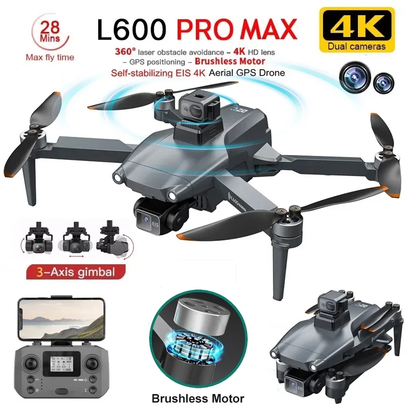 L600 PRO MAX GPS Drone Profess - Drone Rc Explorer review and price