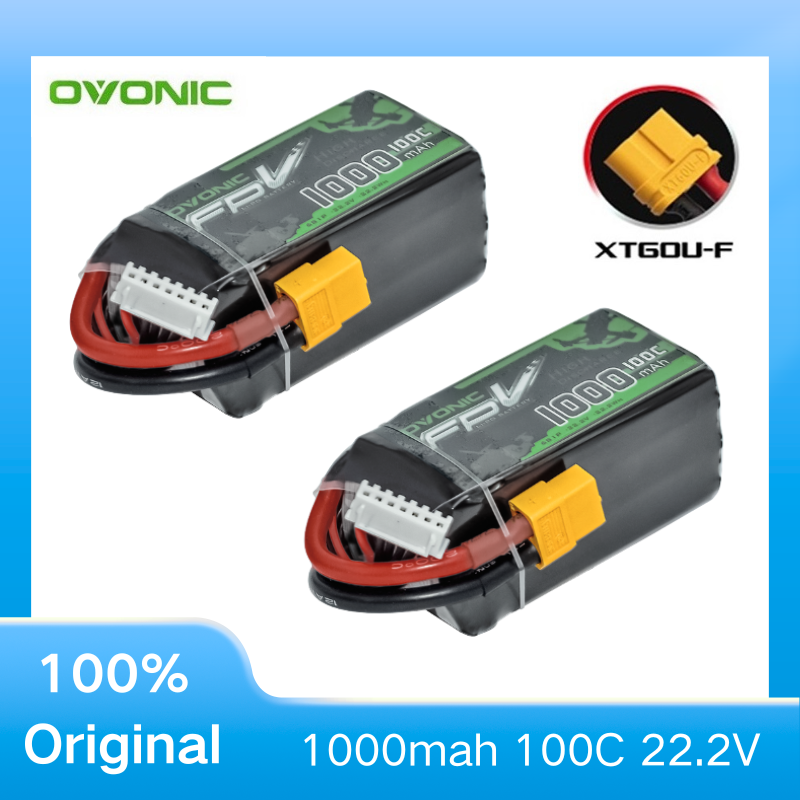 2Pcs OVONIC 1000mAh 100C 22.2V - Drone Zll Rc review and price