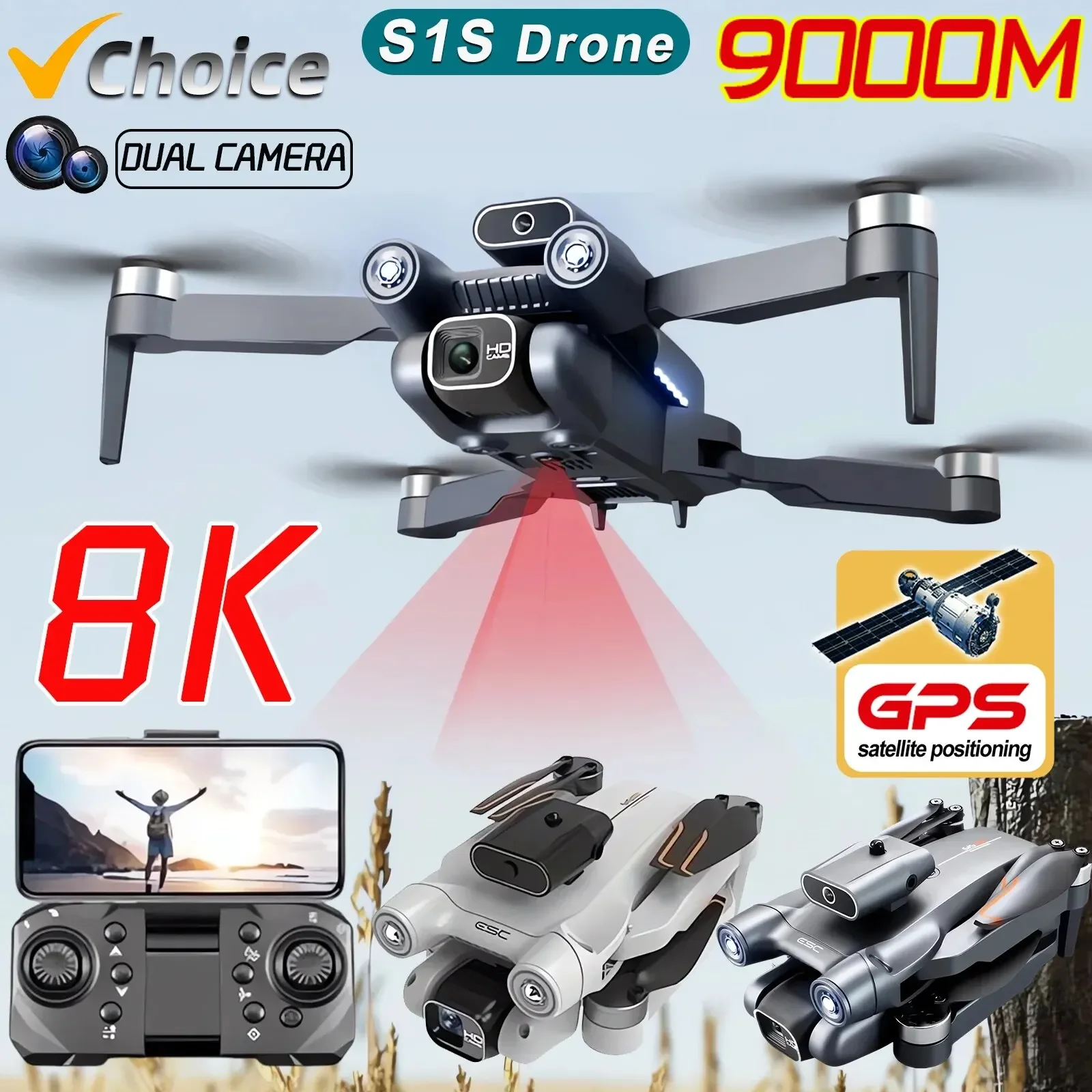 S1S Brushless Drone 4k Profess - Drone Rc S1S review and price