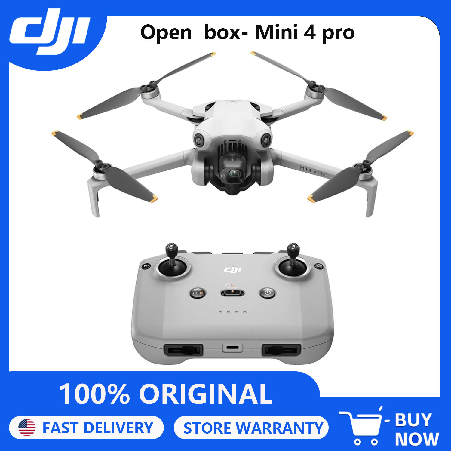 Open Box-DJI Drones Mini 4 Pro - Drone Dji Rc Mini 3 Pro review and price