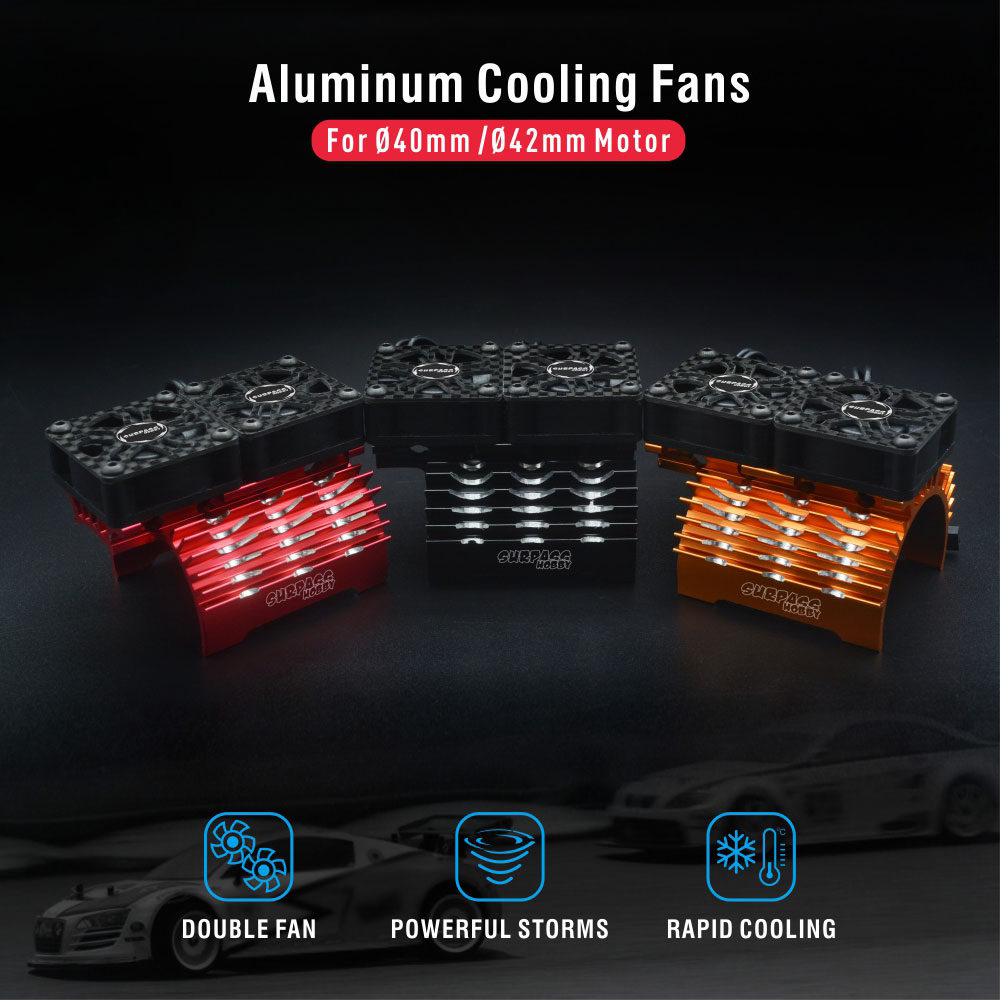 SURPASS HOBBY Dual Cooling Fan - Drone Motor Rc Car review and price