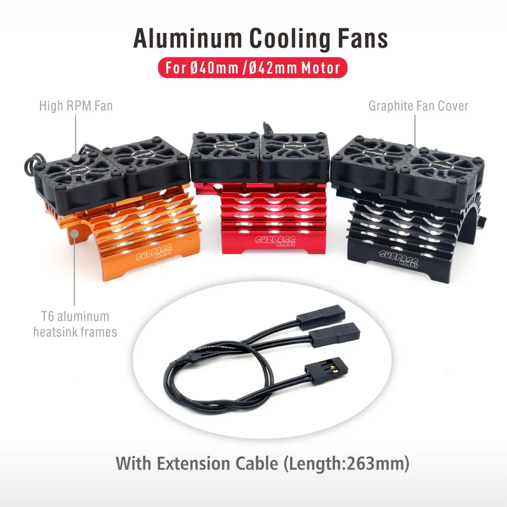 SURPASS HOBBY Dual Cooling Fan - Drone Motor Rc Car review and price